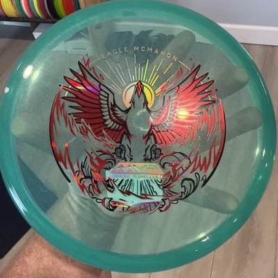Rare Axiom Prism Proton Envy 174g MVP Eagle McMahon Rebirth Teal/Teal - Image 1 of 2