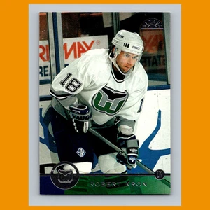 Tarjeta de hockey Robert Kron #57 1996-97 Leaf Hartford Whalers NHL - Imagen 1 de 3