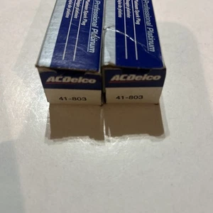 Ac Delco Professional Platinum 41-803 Qty Of 2 Spark Plugs - New Old Stock - Picture 1 of 7