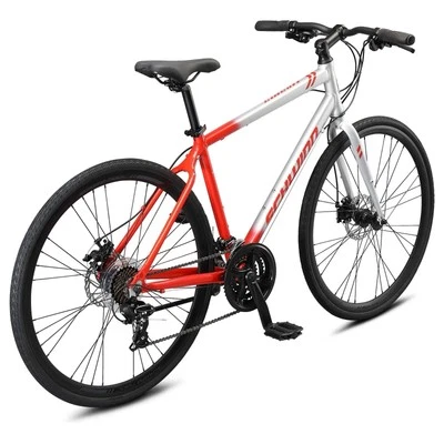 Schwinn Men’s Circuit 700c/28” Hybrid Bike Silver/Red(NEW) - Image 1 of 4