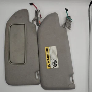 2005-2007 Volvo S60R S60 V70 R Sun Visors Pair Left Right  OEM Grey - Picture 1 of 9