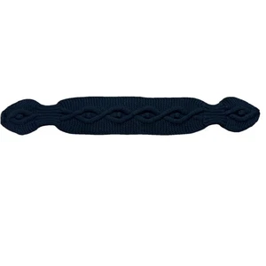 Pendleton Lambs Wool Knit Keyhole Scarf Black Chunky Crochet Knit Earmuff - Picture 1 of 5