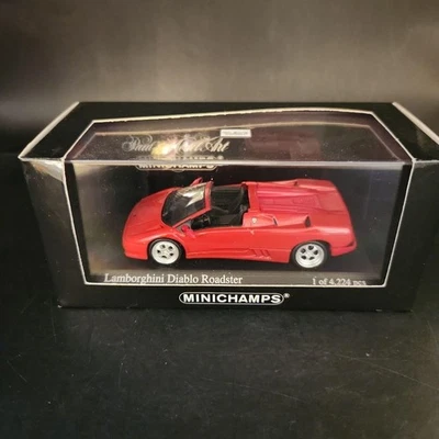 Minichamps 1/43 Lamborghini Diablo Roadster Red NUOVO sigillato modellino... - Immagine 1 di 3