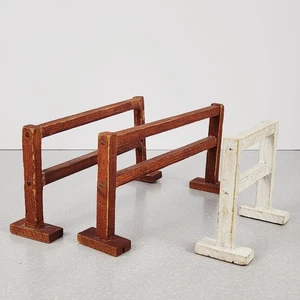 Fence Decor Landscape Dollhouse Farm Photo Props Miniature Garden 5" tall Wood - Picture 1 of 8