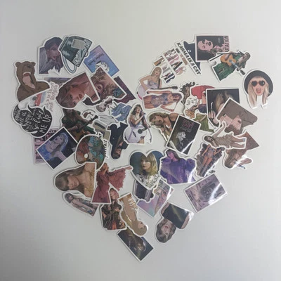 50 Pcs Taylor Swift-Design Laptop For Fans Handy Music Song Skateboard Toys Etc - Image 1 of 4