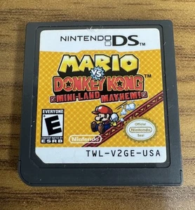 Mario vs. Donkey Kong: Mini-Land Mayhem (Nintendo DS, 2011) Game Only Tested - Picture 1 of 7