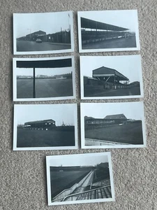 7 Late 1950s Snapshot Photographs Victoria Ground Hartlepool United FC Stadium - Picture 1 of 7
