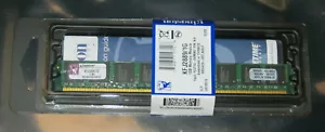 1x 1 GB Kingston DDR2 RAM 667 MHz PC2-5300U DIMM 240 polos. CL5 KFJ2889/1G LOW NUEVO - Imagen 1 de 1