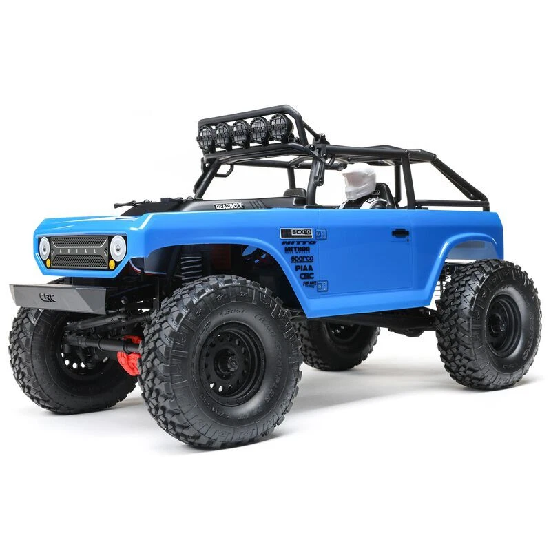 Axial AXI03025 1/10 SCX10 II Deadbolt 4WD brushed RTR Blau