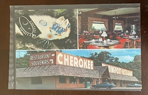 Triadelphia Cherokee Trading Post Restaurant Vintage Postcard West Virginia WV - Picture 1 of 2