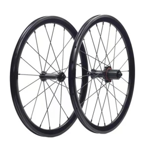 20inch 451 406 Folding Bike Wheelset 27mm Depth Caliper V Brake Bicycle Wheels - Picture 1 of 28