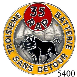 5400 - PARACHUTISTE - 35e R.A.P. 3e BATTERIE - Picture 1 of 2
