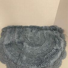 Chardin home Crochet Bath rug 100% Cotton Round bath mat Q396