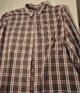 Oak Hill Hemd Herren ohne Größenetikett rot kariert faltenfrei Knopfleiste kühl und trocken - Bild 1 von 12