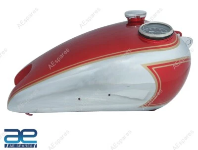 适用于 BSA C10 C11 樱桃和铬油箱 带复制品 Smiths 速度表 S2u — 第 1/4 张图片