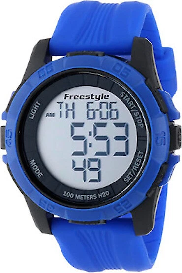 Freestyle Kampus XL Plastic Blue Rubber Digital Quartz Unisex Watch 101984 - 10 - Image 1 of 1