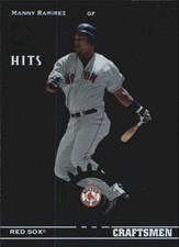 2002 Donruss Best of Fan Club Craftsmen Baseball Card #C3 Manny Ramirez/285