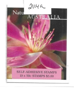 AUSTRALIA SCOTT #2114A 2003 DESERT STAR FLOWER COMPLETE BOOKLET OF 10 - MINT NH - Picture 1 of 1