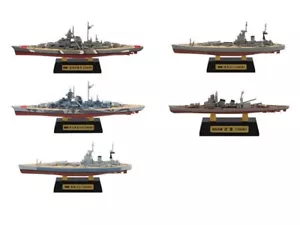 Lotto di 5 KIT MARINA F-TOYS 1/2000 #4 Modelli Nave Bismarck Tirpitz Nelson (A) - Foto 1 di 23