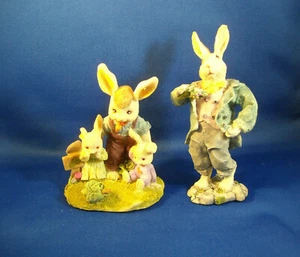 *SET OF [2] ORIGINAL ARTMARK EASTER BUNNIES - Picture 1 of 4
