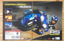 Riding Spirits RS Motorcycle Racing Video Game 2002 PS2 Vintage Print Ad/Poster