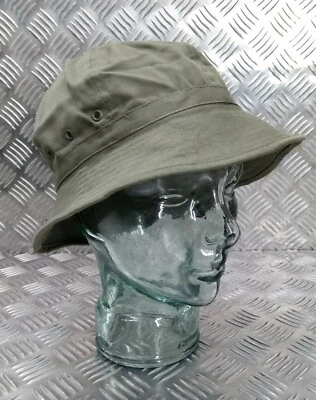 GENUINE MILITARY Genuino Militar OD Verde Oliva Sombrero de Cubo Ejército Boonie Bush Sombrero Rave 57 cm