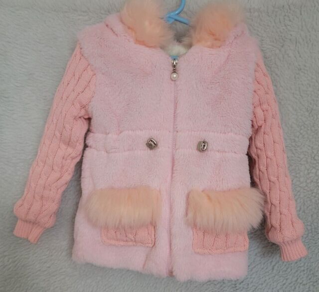  Girls Winter Fleece Coats Fashion White Faux Fur Warm Jacket  Toddler Girls Fuzzy Lightweight Fleece Outerwear Winter Clothes Baby Girls'  Outerwear Jackets & Coats(White,12-18 Months): Clothing, Shoes & Jewelry