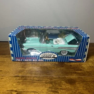 Gearbox 1957 Chevy Bel Air Petal Car Model Coin Bank Surf Green #68504 - NEW - Picture 1 of 9