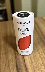 Nailmatic Pure Color Nail Polish Heidi Made In France Vegan Coral New - Picture 1 of 4