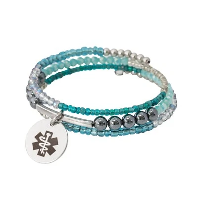 Arthritis Armband für Damen Medizinische Warnung Schmuck Speicher Draht Diabetes - Bild 1 von 4