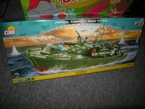 1:35 COBI 4825 Patrol Torpedo Boat PT-109 Segunda Guerra Mundial en embalaje original - Imagen 1 de 1