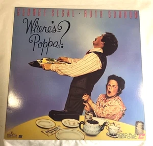 Where's Poppa? 1970 (Laserdisc, 1992) *Like New* George Segal, Ruth Gordon - Picture 1 of 4