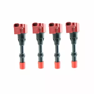 4PC Front Ignition coils UF373 JHD2870R For HONDA Civic Jazz 1.3L L4 - Picture 1 of 7
