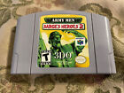 Army Men: Sarge's Heroes 2 (Nintendo 64) Authentic N64 Grey Gray Nice Shape !!