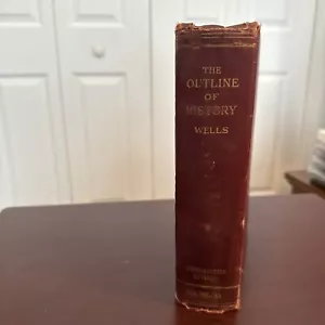 H. G. Wells The Outline of History 1921 3rd Edition Revised Macmillan Antique - Foto 1 di 11