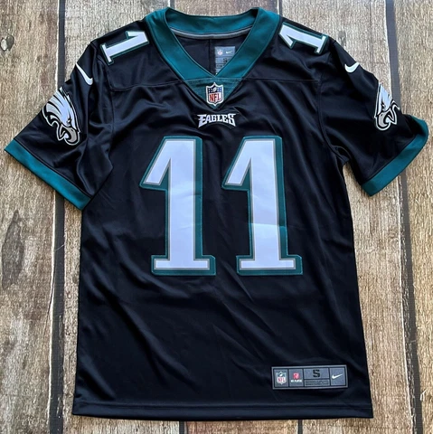 NIKE ON FIELD PHILADELPHIA EAGLES #11 WENTZ JERSEY STITCHED BLACK MENS SMALL NEW Cover