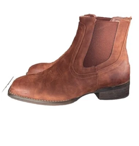 Mens J's.o.l.e Men's Western Chelsea Style Casual Cowboy Boots Brown Size 11 44 - Picture 1 of 8