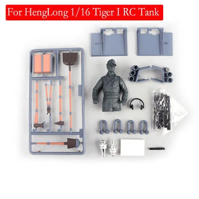 Car Body DIY Model parts for HengLong 1/16 Tiger I RC Tank Armored Car 3818 - Image 1 of 4