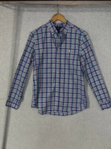 Polo Ralph Lauren Polo Shirt Boy's XL 18/20 Multicolored Plaid L/S Button Front - Picture 1 of 9