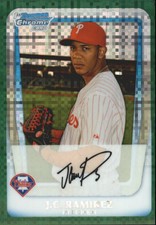 2011 Bowman Chrome Prospects Green X-Fractors #BCP144 J.C. Ramirez 