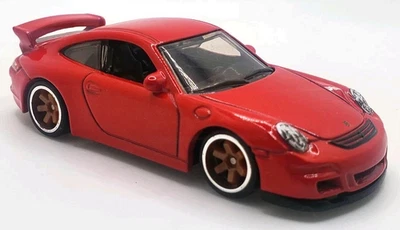 Matchbox WHEEL SWAP Porsche 911 GT3 Premium 11mm Gold 6 Spokes Red New Loose  - Image 1 of 4