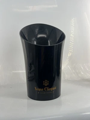 Veuve Clicquot Champagner Flaschen Kühler Acryl Ice Bucket gebraucht Schwarz - Bild 1 von 4