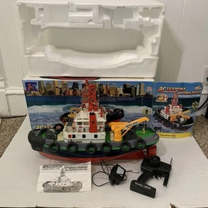 Vtg Hem Long Remote Control RC Electric Seaport Work Boat Box WORKS - Picture 1 of 15