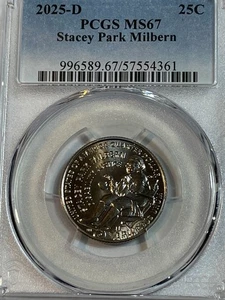 2025 D Stacy Park Milbern 25c PCGS MS67 Women Quarter - Picture 1 of 2