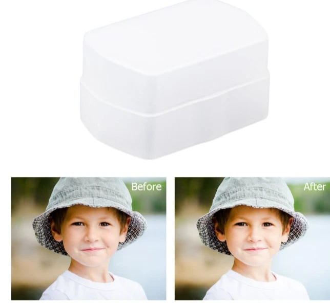 Difusor de flash JJC cámara flash rebote luz difusor para Canon 580EX II Flash S Foto 1 de 3