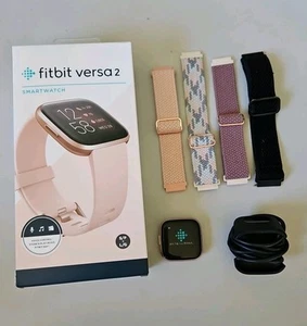 Fitbit Versa 2 - Health & Fitness Smart Watch Rose Gold - Photo 1 sur 8