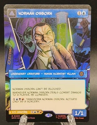 MTG - Norman Osborn (Borderless)  Marvel's Spider-Man 220 FOIL - Image 1 of 2