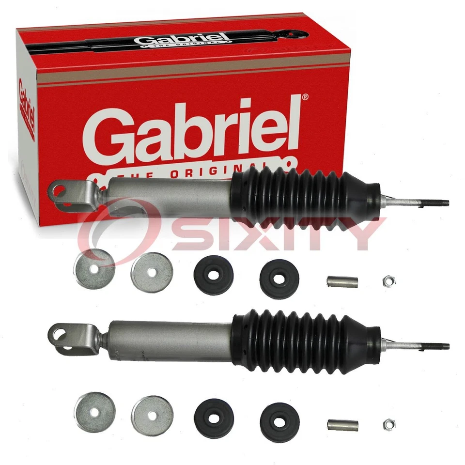 2 pc Gabriel Front Shock Absorbers for 2002-2006 Cadillac Escalade Spring dm - Изображение 1 из 4