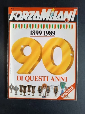 rivista FORZA MILAN - anno 1989 - n 12 - Speciale 90 anni MILAN - Image 1 of 2