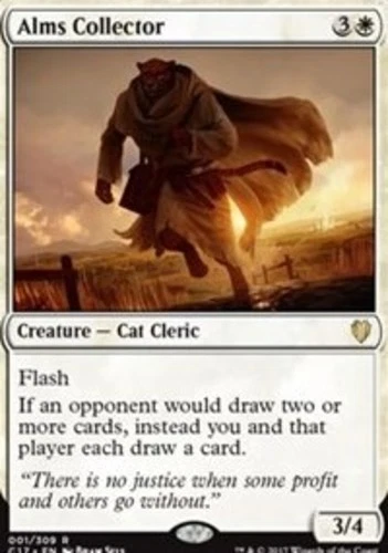 Alms Collector Magic mtg Moderate Play, English Commander 2017 x1 - Image 1 of 1